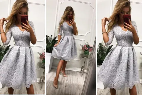 Elegancka sukienka przed kolano – wybór, który zachwyca na każdą okazję