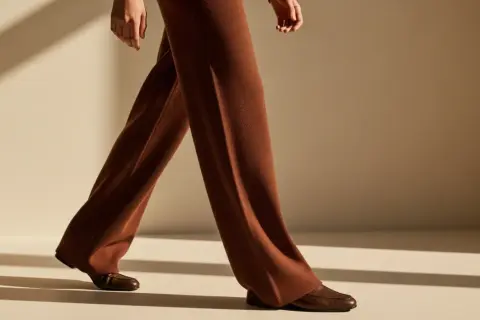 Eleganckie spodnie z dzianiny - styl, komfort i idealne dopasowanie